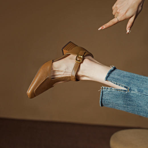 夏季新款，真皮包头凉鞋BXJ-805-1 商品图2