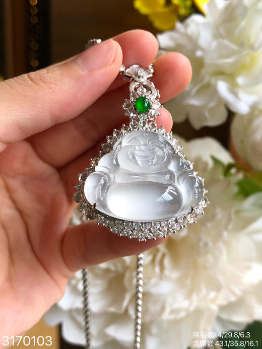 玻璃佛公吊坠【3170103】具体价格微信咨询 商品图5