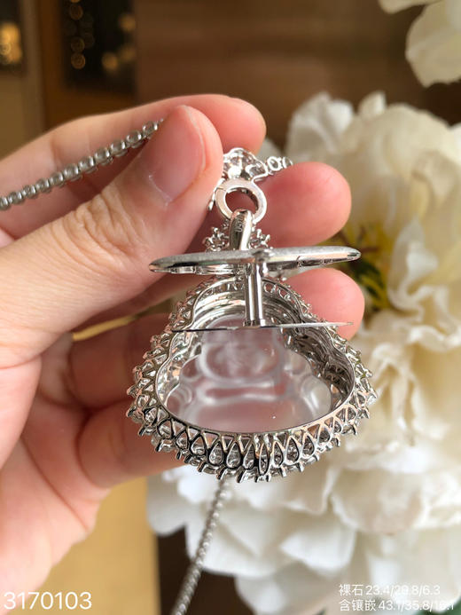 玻璃佛公吊坠【3170103】具体价格微信咨询 商品图7
