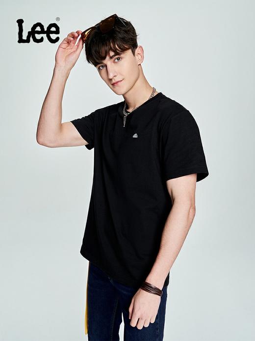 LEE 新品舒适版型圆领多色男短袖T恤潮LMT0045413RX 商品图3