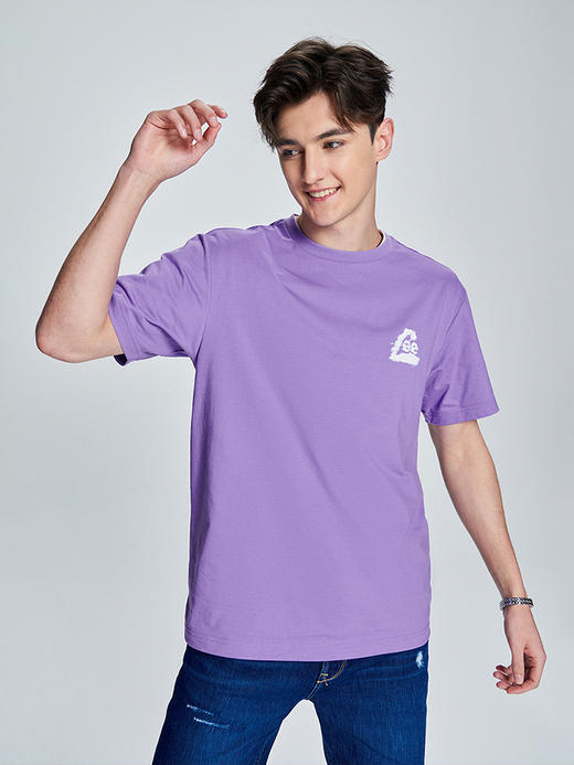 LEE 新品舒适版印花圆领凉感男短袖T恤LMT004551200 商品图1