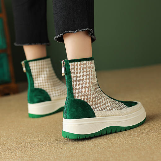 爆款百搭，休闲时尚网靴TYM-0928 商品图6