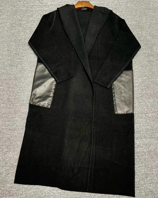 连帽大衣 黑色 灰色  自己备注号码颜色 商品图7