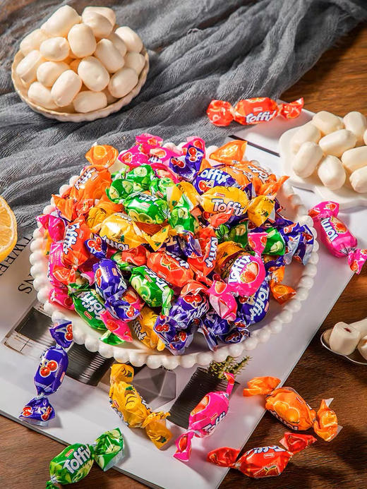 俄宝多水果夹心味糖果1kg 商品图5