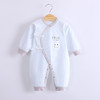 婴儿纯棉连体衣宝宝哈衣和尚服出生婴儿睡衣无骨棉四季款 商品缩略图10