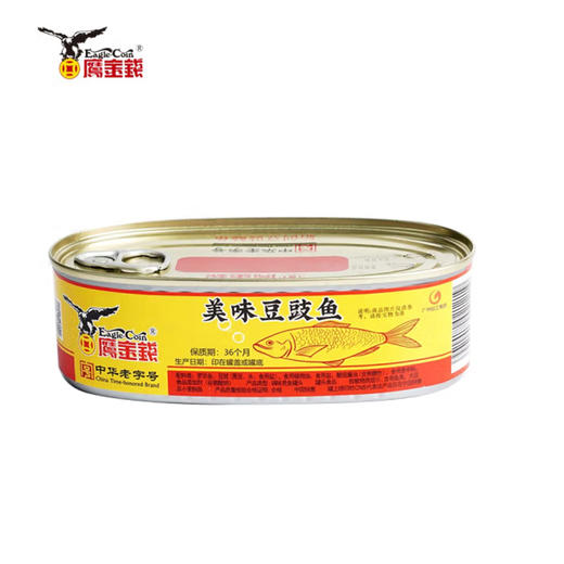 鹰金钱美味豆豉鱼罐头  184g 商品图0