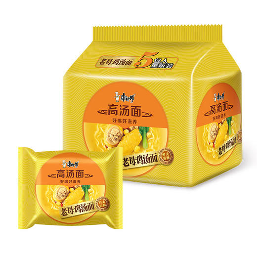 康师傅高汤老母鸡面104g*5包 商品图5