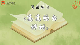 阅读练习：《高高的白桦树》