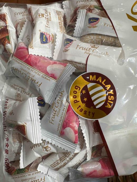 ADM椰子白桃混合软糖500g 商品图1