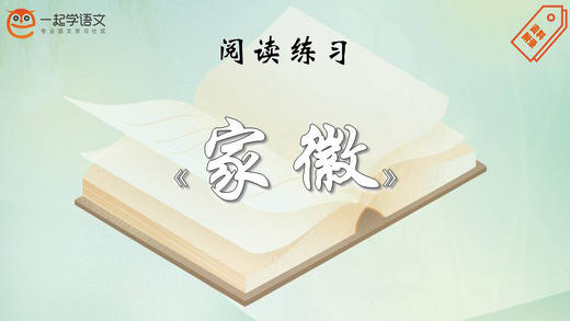 阅读练习：《家徽》 商品图0