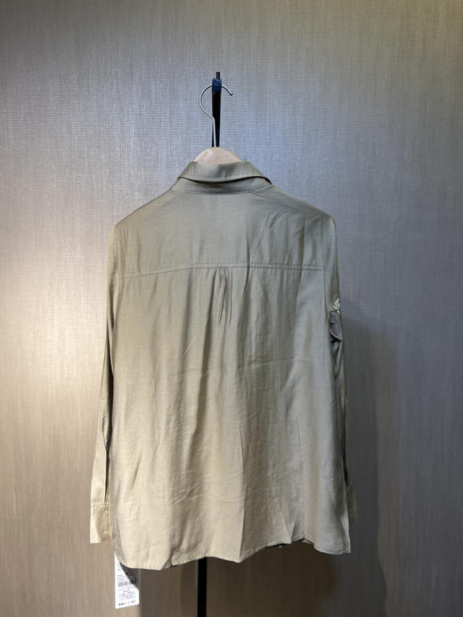 针丝缘春新款轻薄柔软透气舒适时尚洋气翻领衬衫8328 商品图5