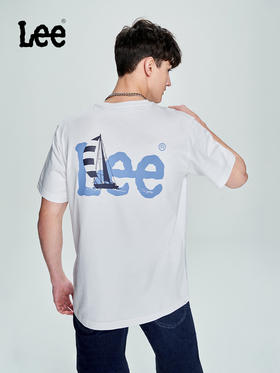 LEE 新品舒适版印花圆领多色男短袖T恤LMT0045373RX