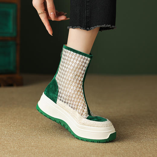 爆款百搭，休闲时尚网靴TYM-0928 商品图8