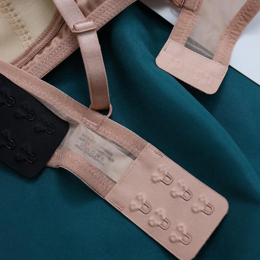 TG-TG02S191 法式光面真丝三角杯文胸 缎面轻奢桑蚕丝无钢圈内衣小胸薄款 商品图3