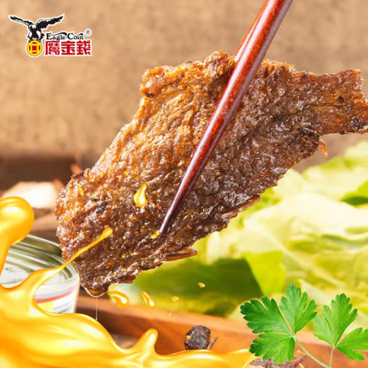 鹰金钱美味豆豉鱼罐头  184g 商品图1