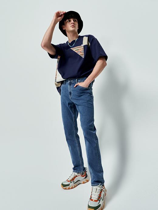 LEE 101+新品舒适版贴布圆领男短袖T恤LMT0049944DR 商品图2