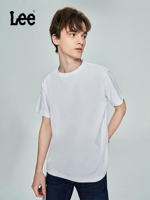 LEE 新品舒适版型圆领多色男短袖T恤潮LMT0045413RX 商品图2