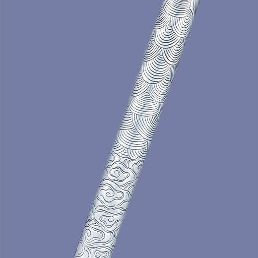 子佩集S999银手工银錾刻【如意金箍棒】大型摆件(不含悟空)大师工坊原创设计2303 商品图1