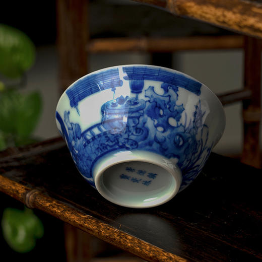 青花仕女纹杯 商品图4