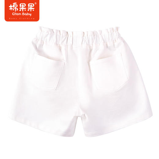 棉果果夏季新品女童女宝梭织阔腿短裤裤子M222203223228 商品图2