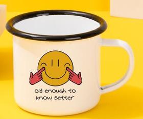 潮周边 - 怀旧搪瓷杯