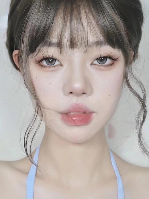 正品日抛/年抛 yukicon系列晶沙灰美瞳 直径14.2着色13.5 新国货 商品图6