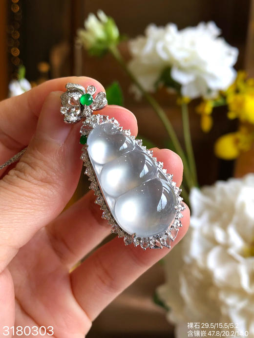 玻璃福豆吊坠 89999【3180303】 商品图1