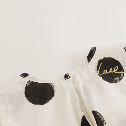 【马克珍妮 芦芙】夏装新款 女童波点宽松无袖连衣裙230505 商品图6