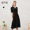EITIE爱特爱夏季新款气质V领显瘦高腰连衣裙7007738 商品缩略图1
