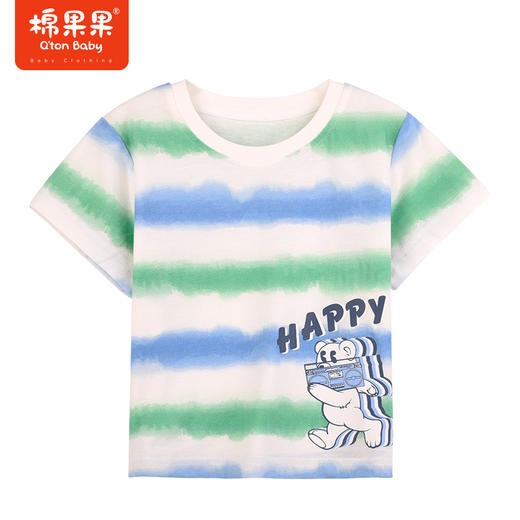 棉果果商场同款男童男宝夏季新品短袖T恤M212140223290 商品图2