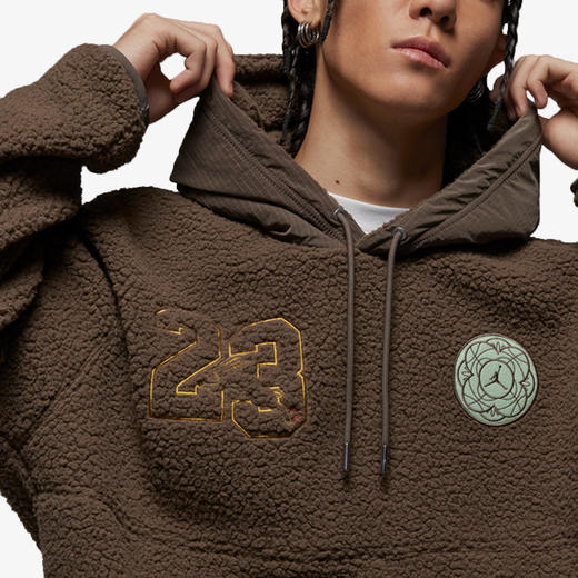 Nike/耐克Air Jordan男子休闲摇粒绒连帽卫衣FB1451-274【库存有限 无货将做退款】 商品图2