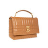 BURBERRY 巴宝莉 女士TB专属标识小号绗缝羔羊皮 Lola 萝纳包 棕色 8049051 B1475 商品缩略图1