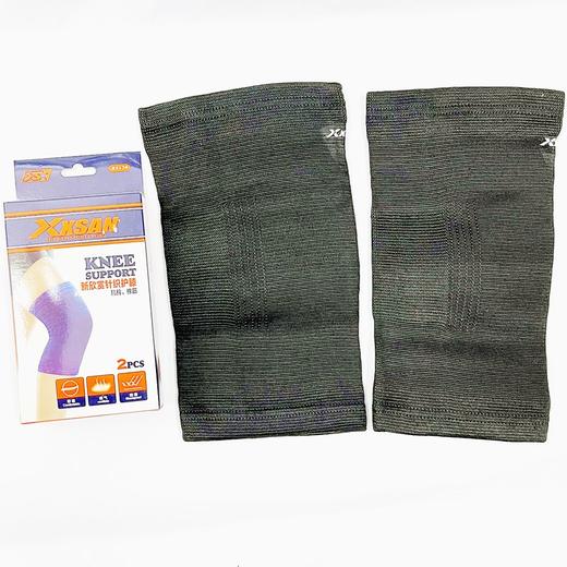 新欣赏针织护踝护腕护肘护手掌护膝黑色1对 商品图9