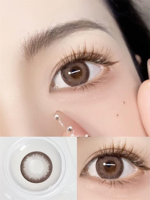 正品日抛| Winni温妮系列丝绒拿铁美瞳 |直径14.5着色13.9|韩国产 商品图2