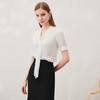 EITIE爱特爱夏季新款通勤职业百搭显瘦飘带小上衣7013709 商品缩略图4