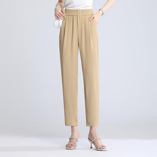 时尚夏装裤，休闲哈伦裤松紧高腰女装宽松小脚裤MYX-5021 商品图1