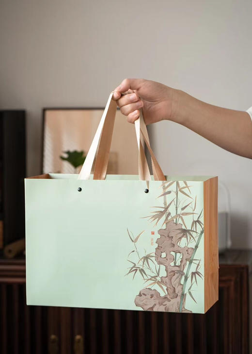 65元/套  竹韵清风浅绿2罐一斤装/一件10套/一件650元 商品图2