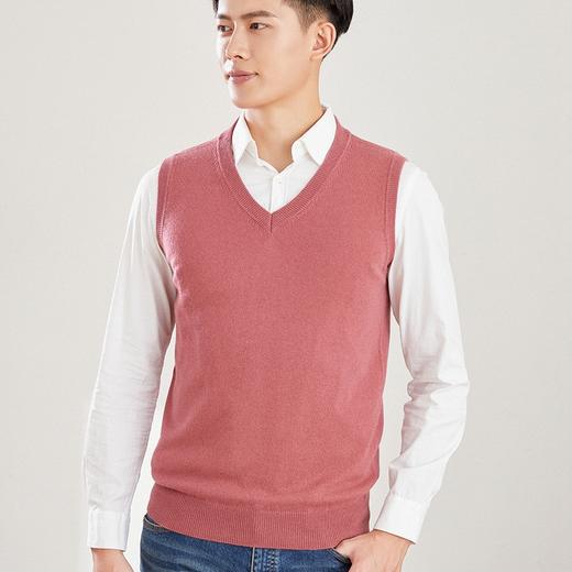 【100%羊毛 春秋冬适宜】SIIJJEYY枝辑 男士V领羊毛马甲（多色可选） 商品图7