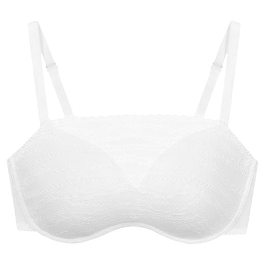 【积分兑换】独白蕾丝抹胸大胸显小聚拢防下垂防走光内搭内衣女 商品图5