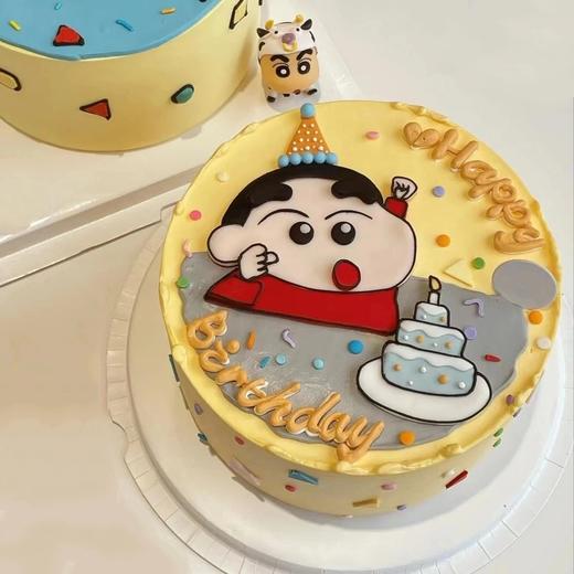手绘蜡笔小新 一鲜奶动物奶油蛋糕 商品图0