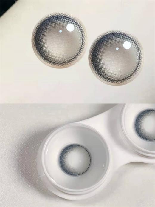 正品日抛 jojocon系列奈良鹿灰蓝美瞳 |直径14.2着色13.79 新国货 商品图5