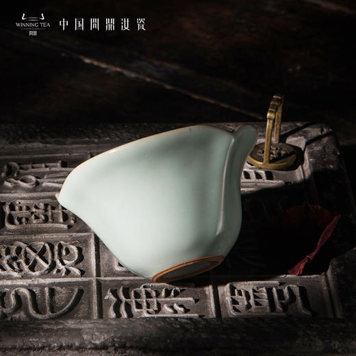 问鼎汝瓷鼎峰系列天青老款幽兰杯 商品图2