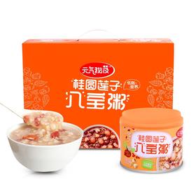 喜多多 元气秘笈桂圆莲子八宝冰糖百合黑糖红枣枸杞粥组合280*6罐