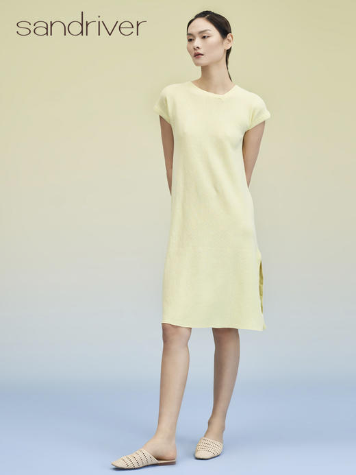 针织连衣裙小圆领 SJS95W035K 商品图4