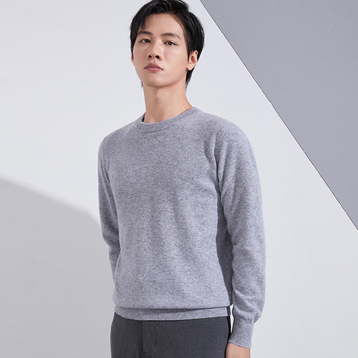 【100%羊毛 反季特惠】 SIIJJEYY枝辑 男士圆领长袖羊毛衫（多色可选） 商品图1
