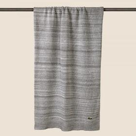 【分仓直发包邮】LACOSTE L Living 全棉色织披肩（灰）LCPJ-003