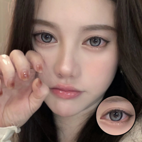 Moonmyth日抛(国产) 赛博朋克蓝美瞳直径14.5着色13.9