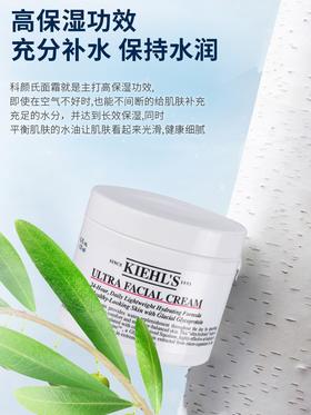 Kiehl＇s/科颜氏高保湿面霜深层补水修复清爽125ml