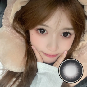 正品日抛 | Papadox系列苏苏球黑美瞳 |直径14.2着色13.7 |新国货