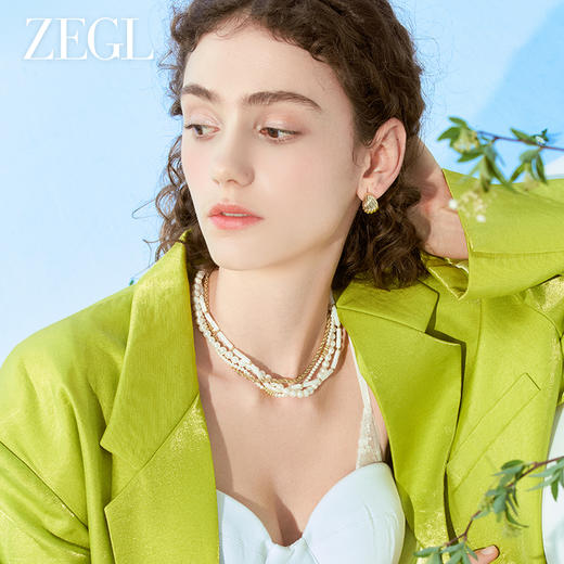ZEGL设计师都市焕趣自定饰系列DIY项链女小众珍珠拼接锁骨链配饰 商品图4